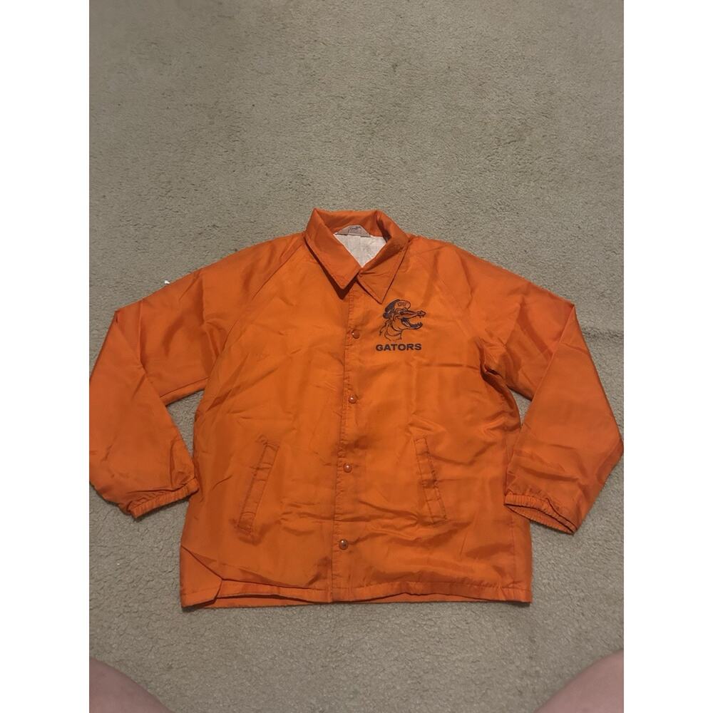 VTG Chalk Line Florida Gators Light Jacket Size Medium Orange Rare! 1980s